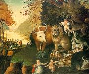 Edward Hicks The Peaceable Kingdom oil painting artist